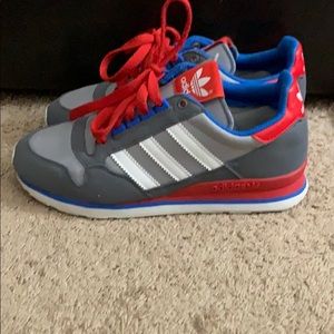 Grey red white Adidas